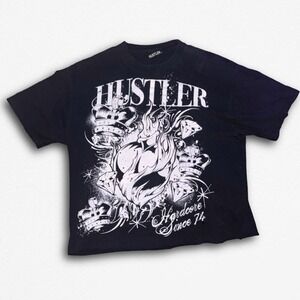 Size Large (?) Hustler Raw Hem Men's Shirt